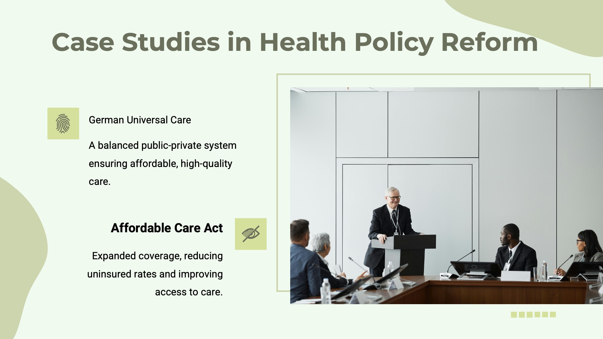 Health Policy Reform by Slideshiro - Img 13