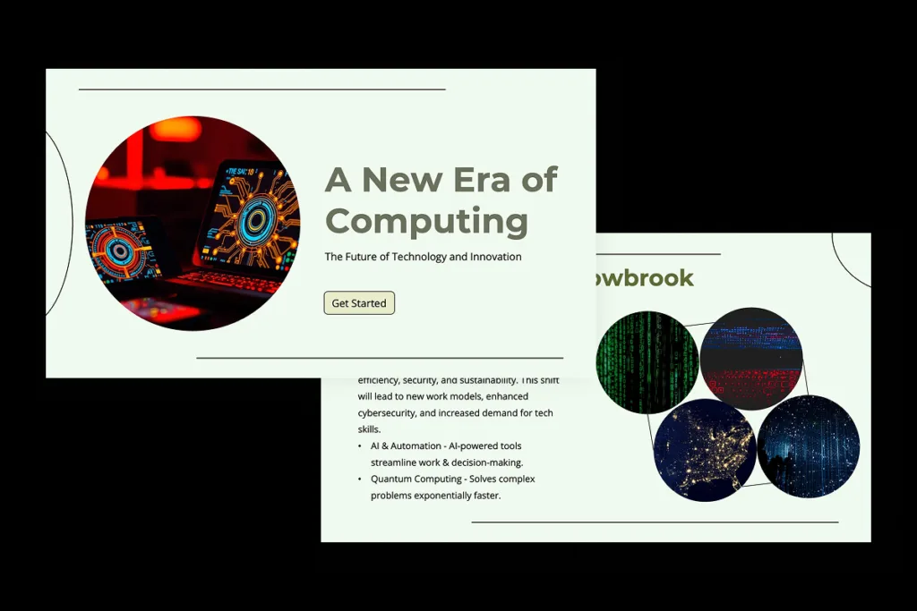 A New Era of Computing by Slidefolk - Cover