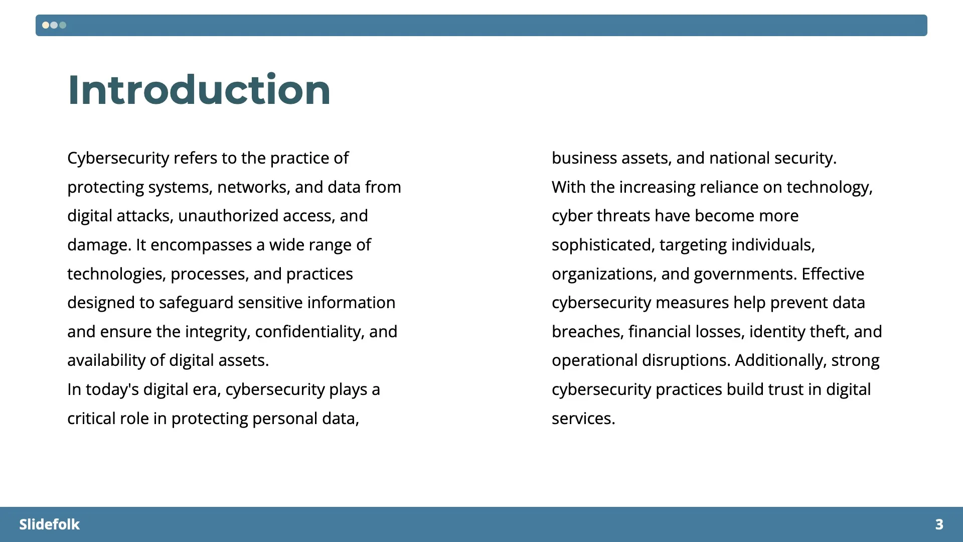 Cybersecurity in Modern Technology by Slidefolk - Img 03