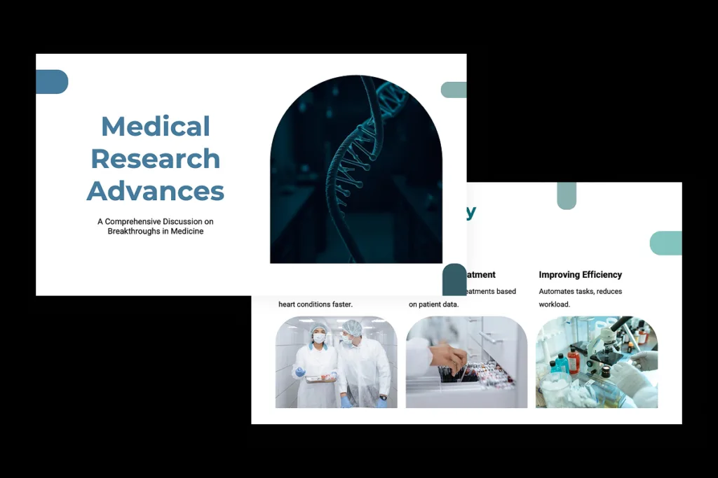 Medical Research Advances by Slidefolk - Cover